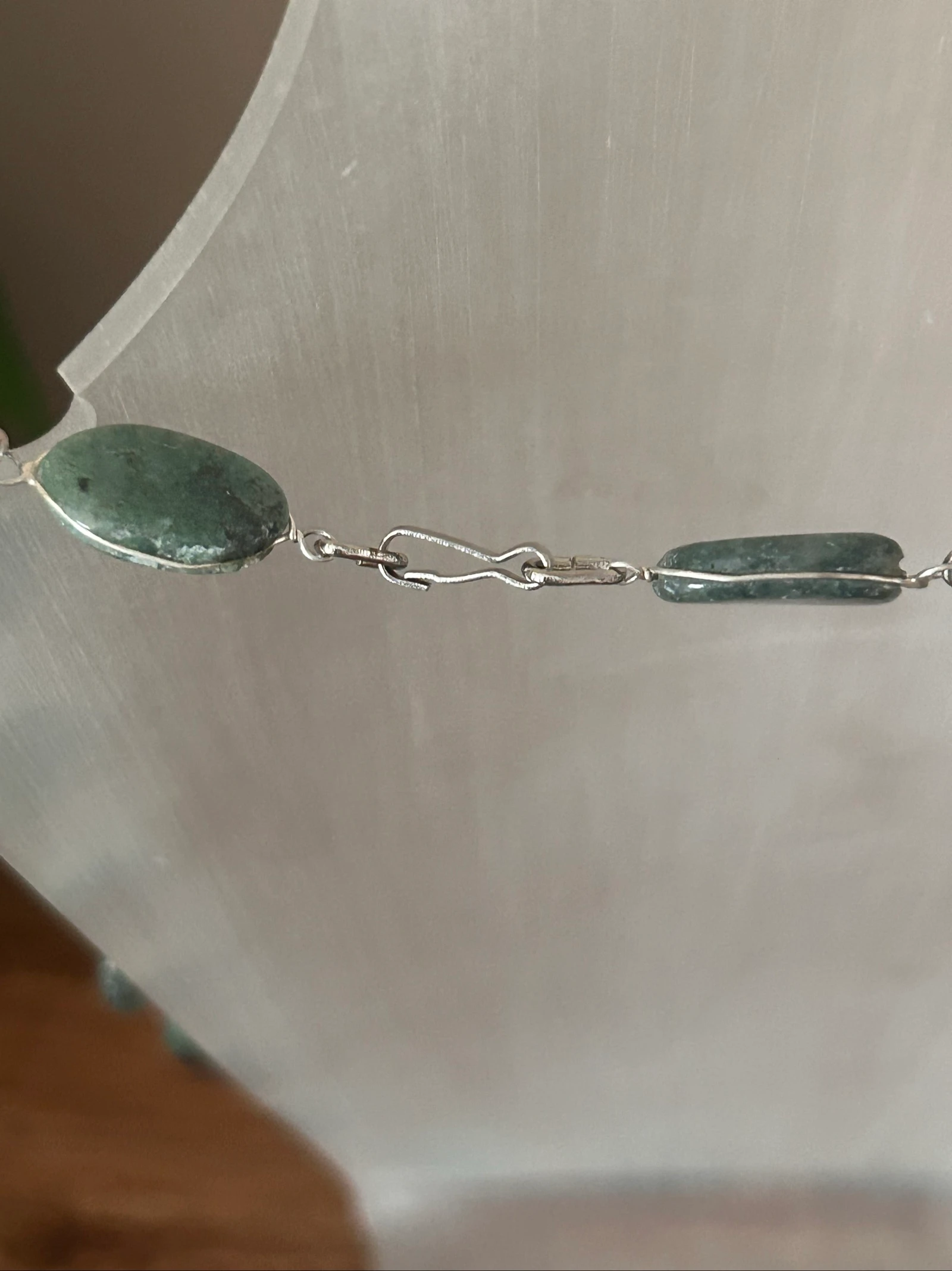 Vintage stenen ketting – photo 4